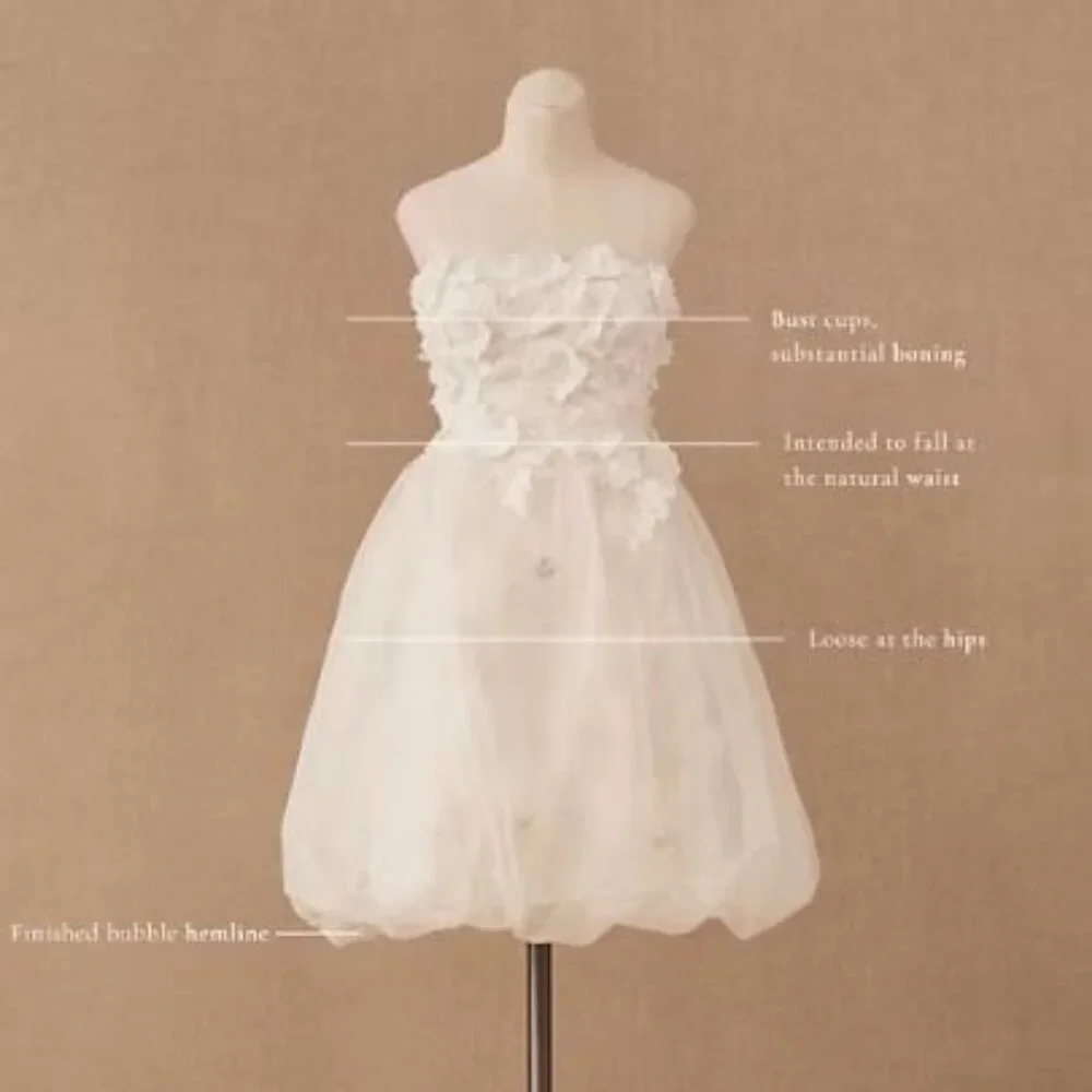 BHLDN Bryn Dress Size 0, 4, 6, 16 NEW Wedding Anthropologie - Picture 4 of 10